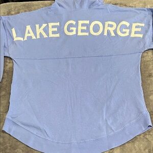 Spirit jerseys hooded Blue Lake George , NWT 10/10 condition